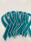 Cervical & Ovarian Cancer "Teal Chenille" Awareness Ribbon Patch, Iron or Sew-on, size 5.5" inches